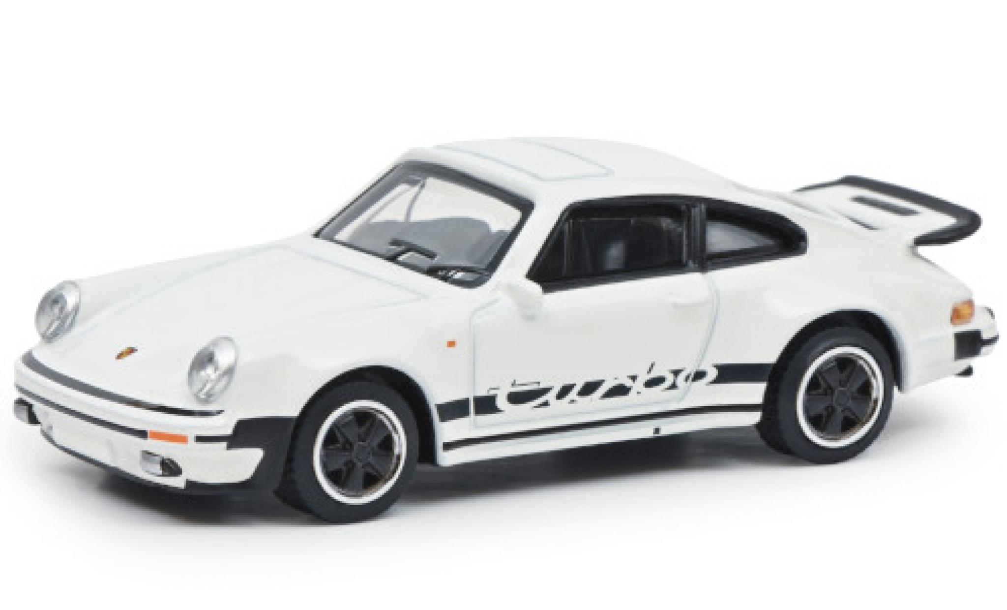 Porsche 930 Turbo 1/64 Schuco 911 Turbo () white/Dekor Paperbox Edition diecast model cars