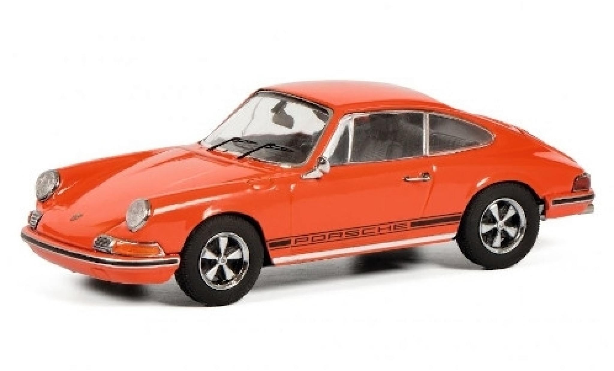 Porsche 911 1/43 Schuco S orange/Dekor diecast model cars