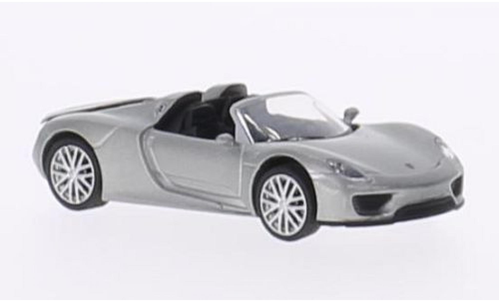 Porsche 918 1/87 Schuco Spyder metallic grey diecast model cars