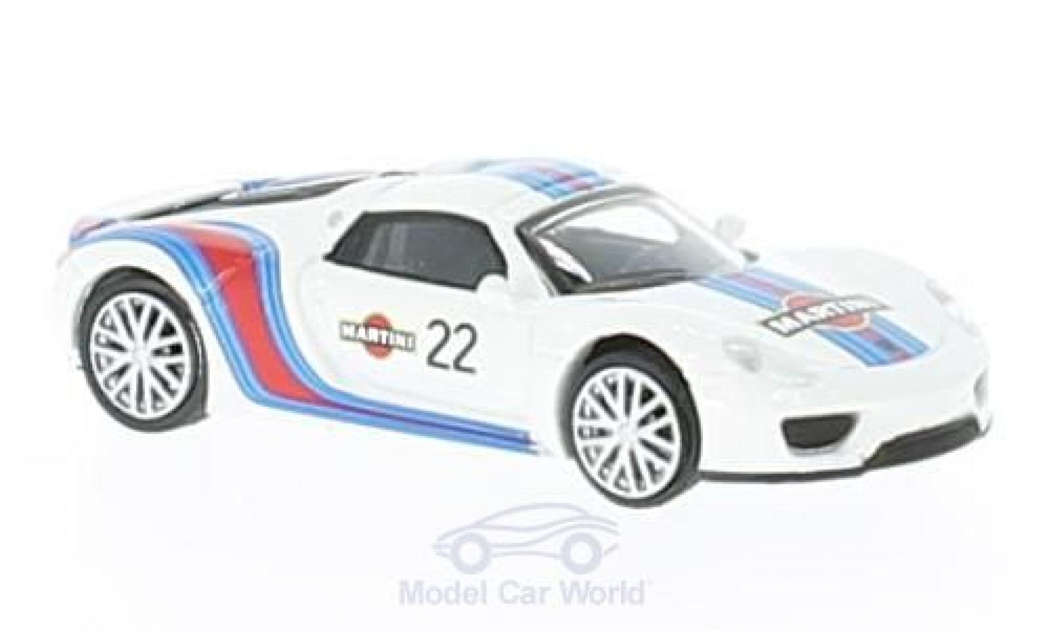 Porsche 918 1/87 Schuco Spyder No.22 Martini diecast model cars
