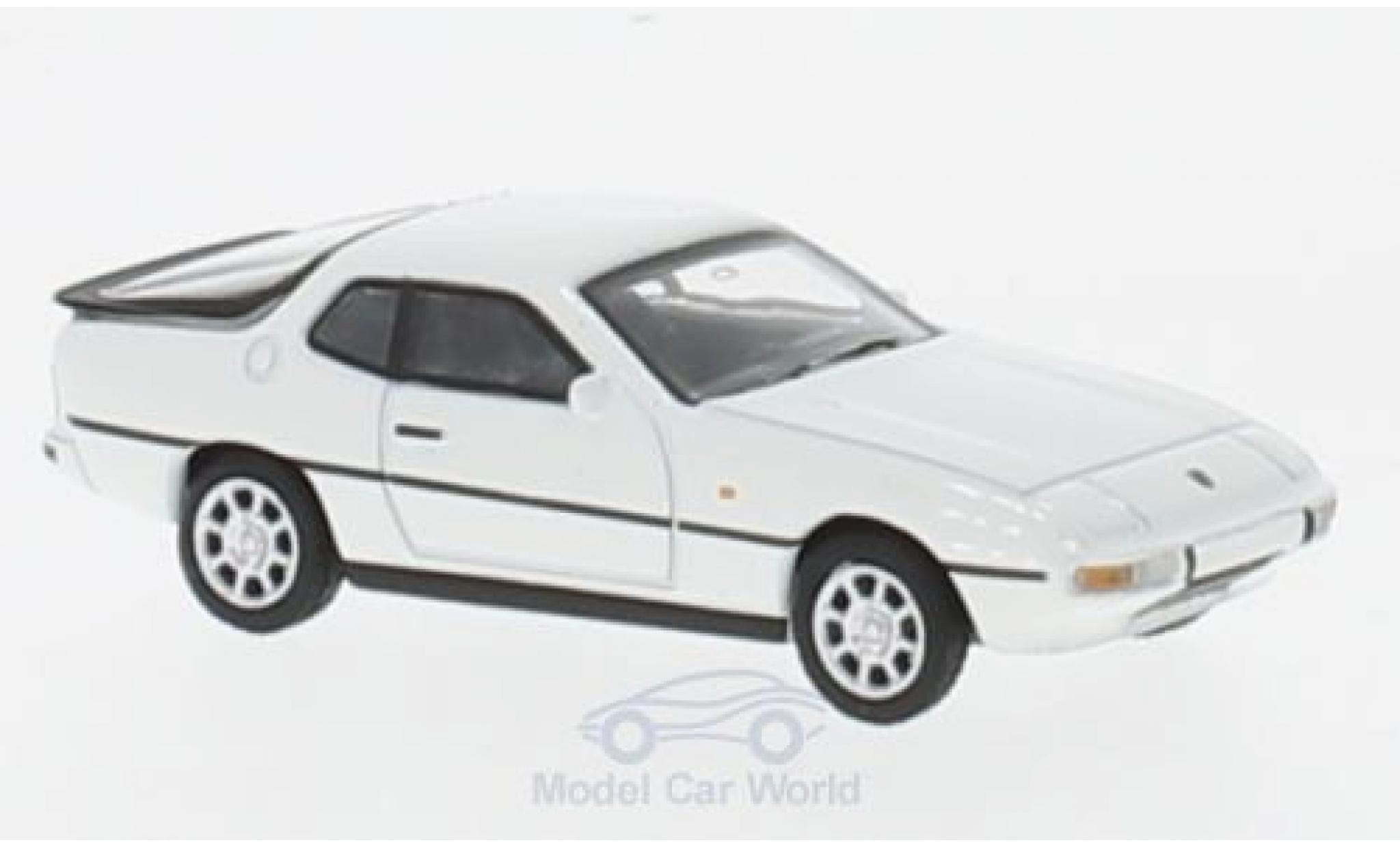 Porsche 924 1/87 Schuco S white diecast model cars