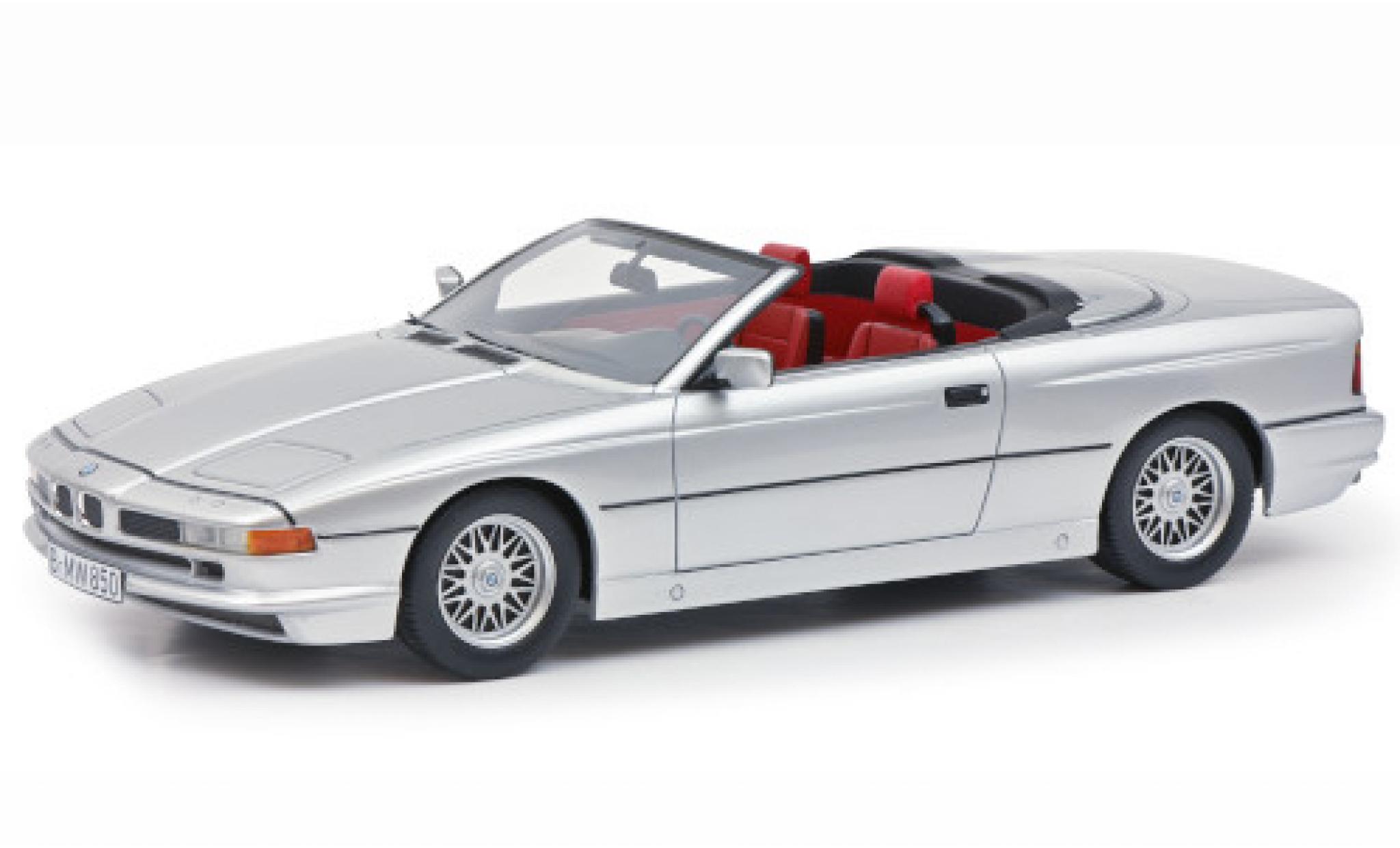 Bmw 850 1/18 Schuco Ci Convertible grey diecast model cars