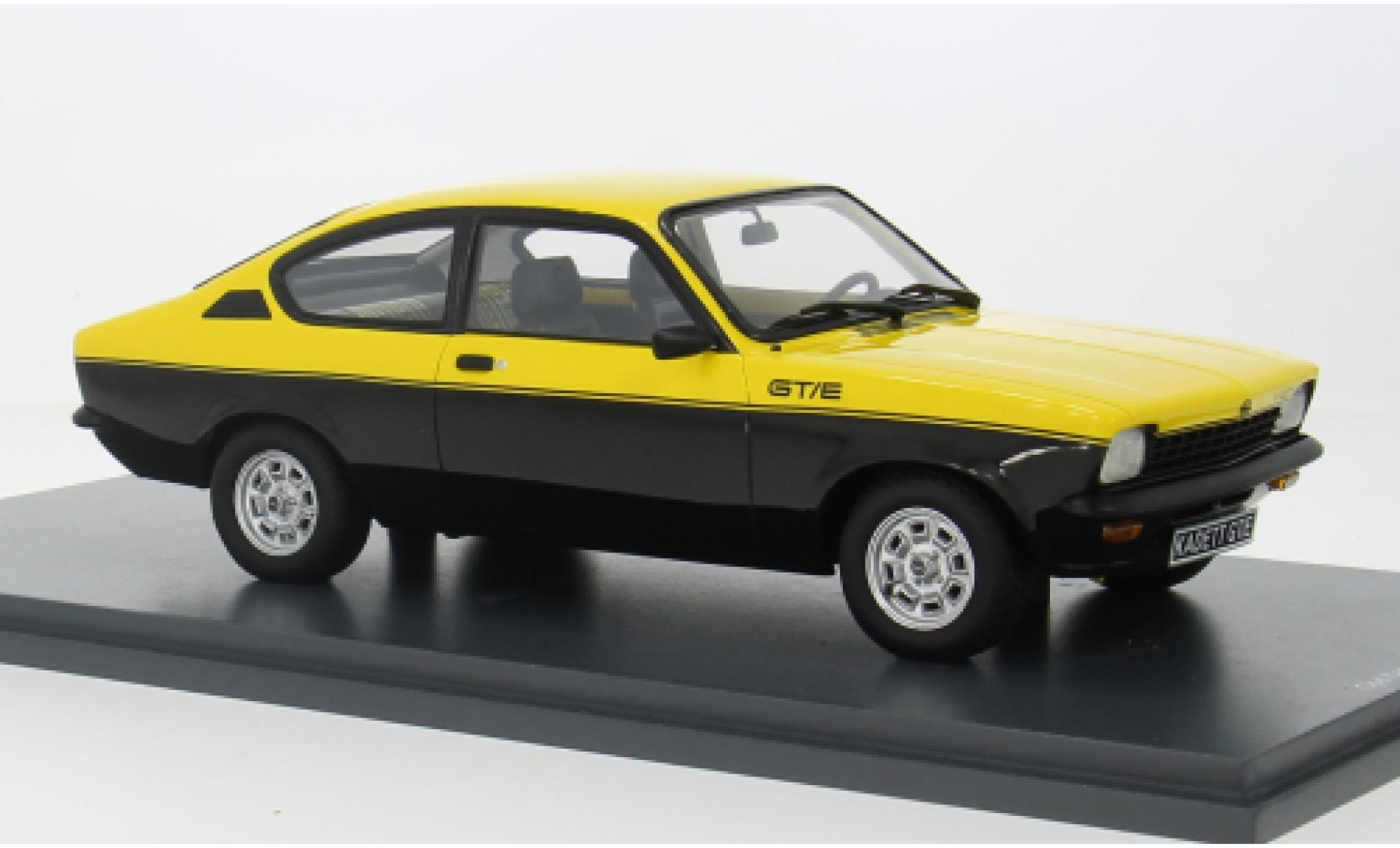 Opel Kadett 1/18 Schuco ProR C GT/E yellow/black 1976 1:18 diecast model cars