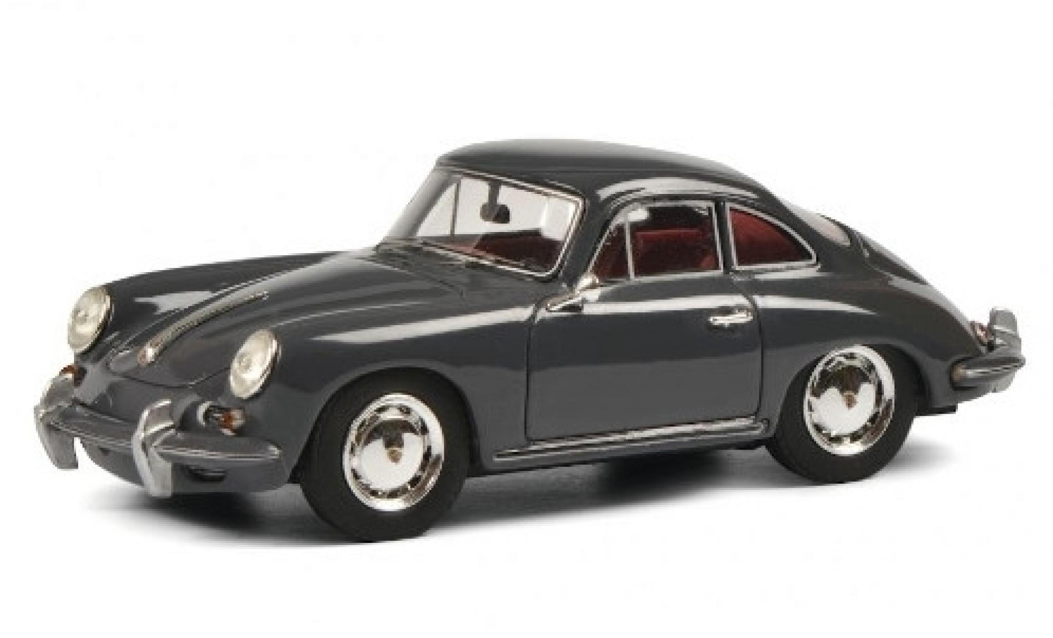 Porsche 356 1/43 Schuco SC grey diecast model cars