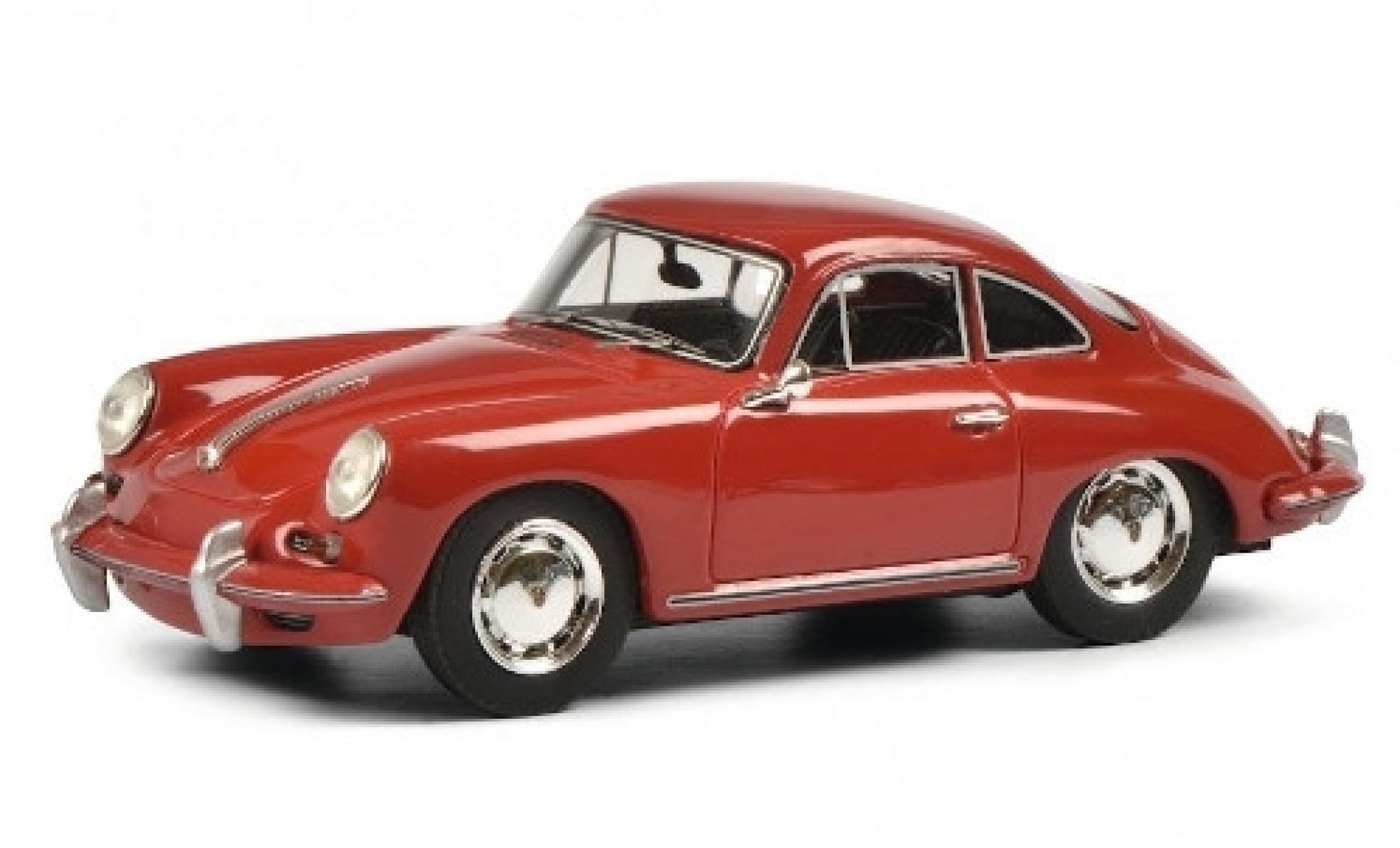 Porsche 356 1/43 Schuco SC red diecast model cars