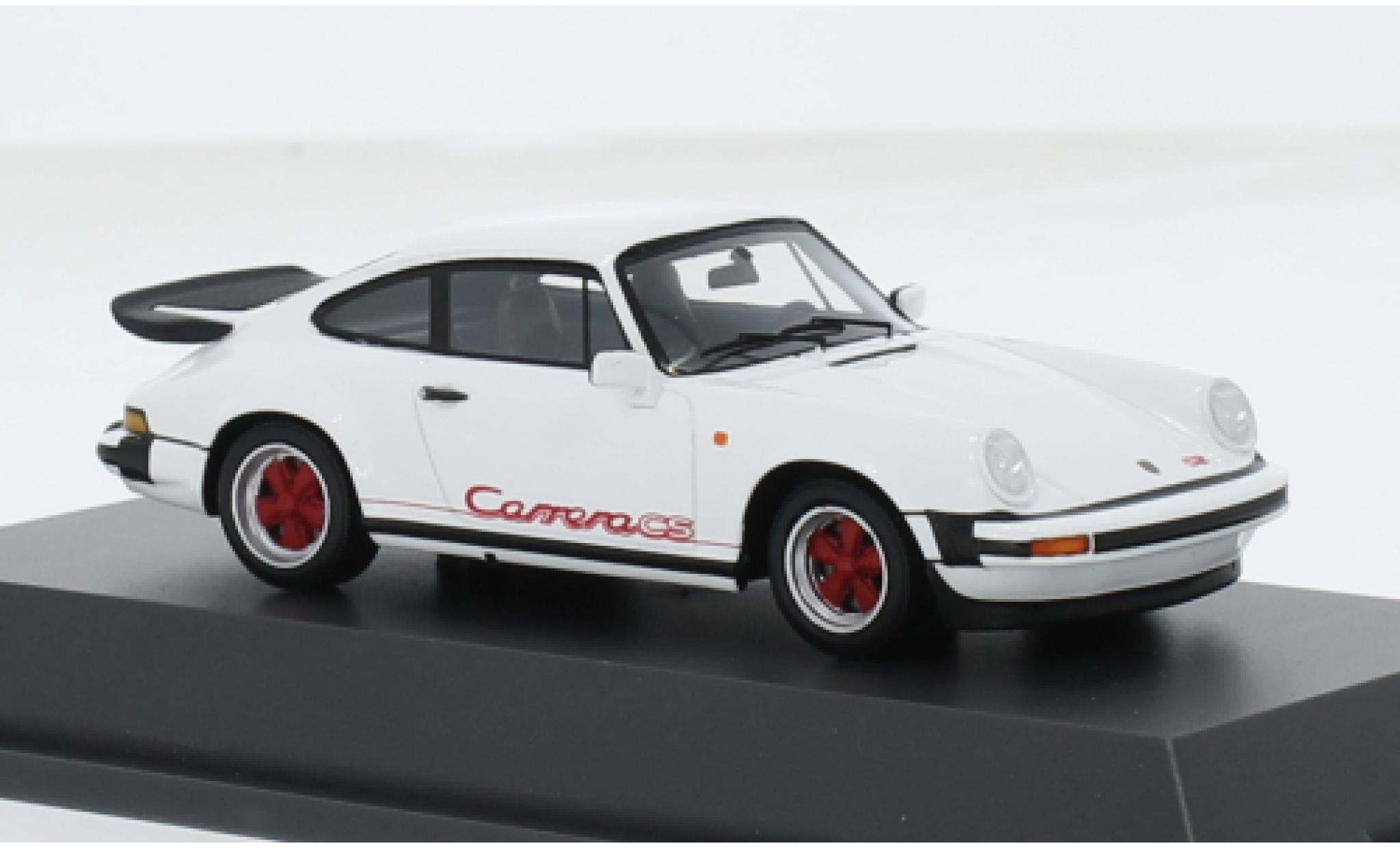 Porsche 911 1/43 Schuco ProR Carrera 3.2 CS white 1:43 diecast model cars