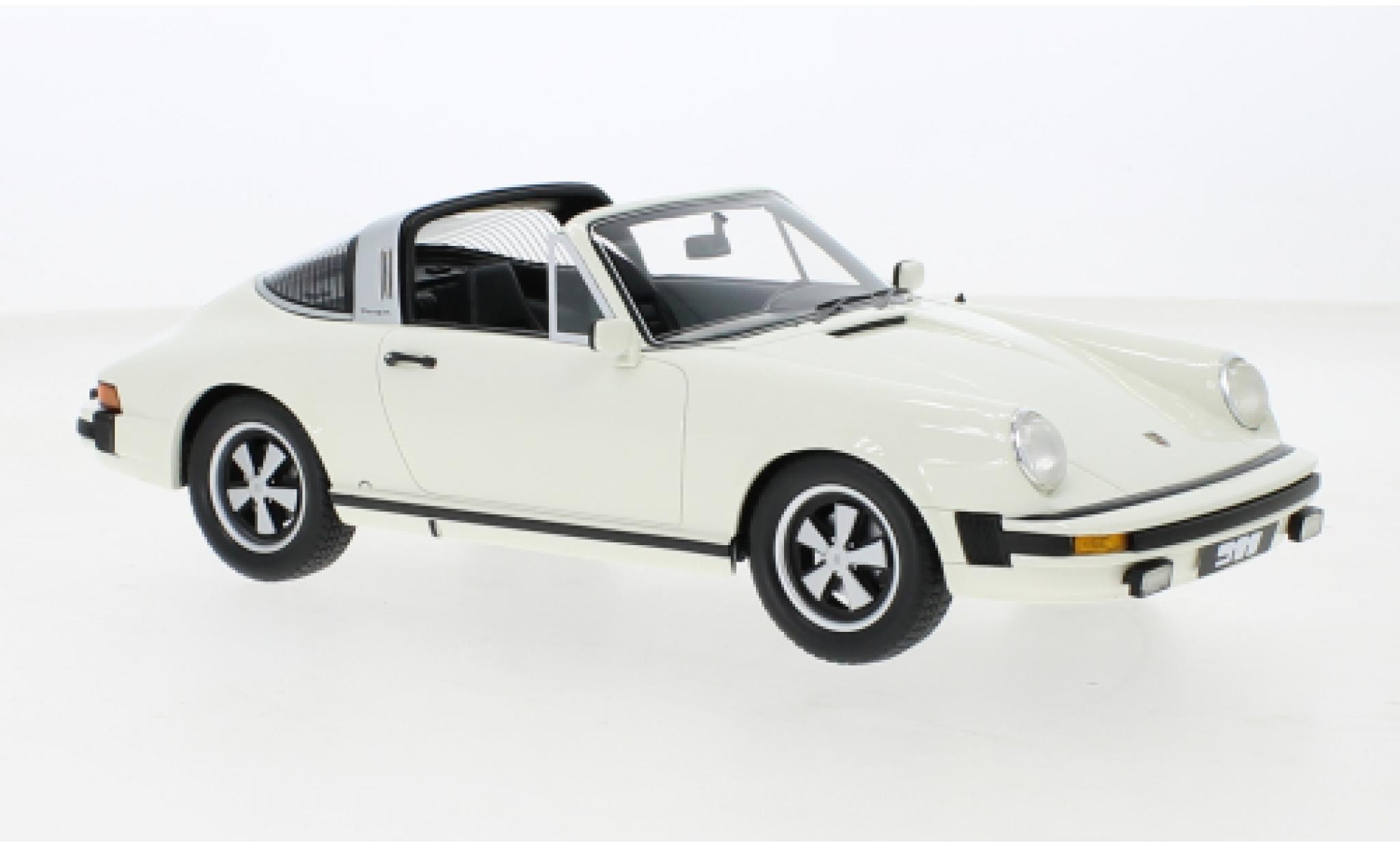 Porsche 930 Targa 1/18 Schuco 911 white 1977 diecast model cars