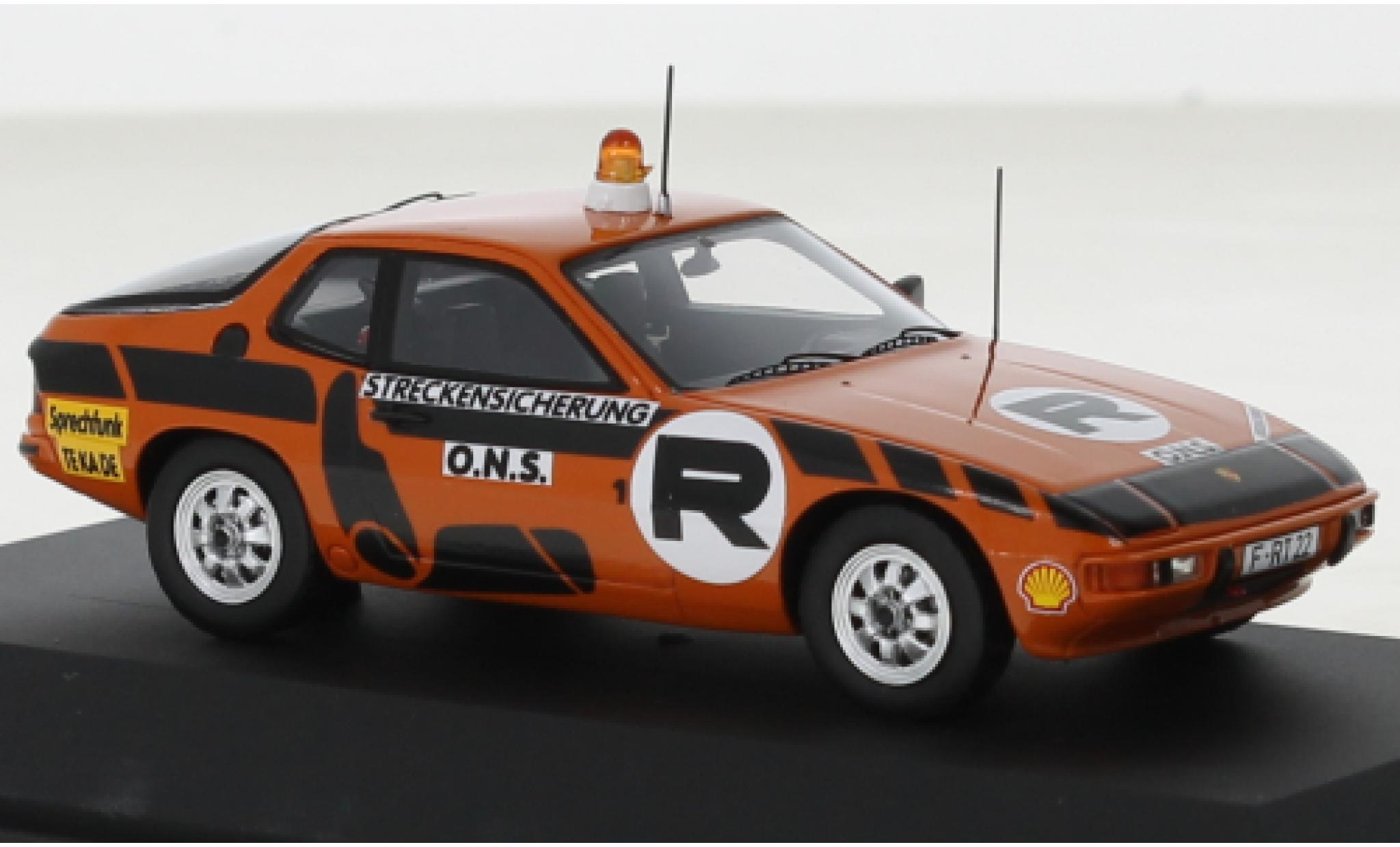 Porsche 924 1/43 Schuco ONS-Streckensicherung diecast model cars