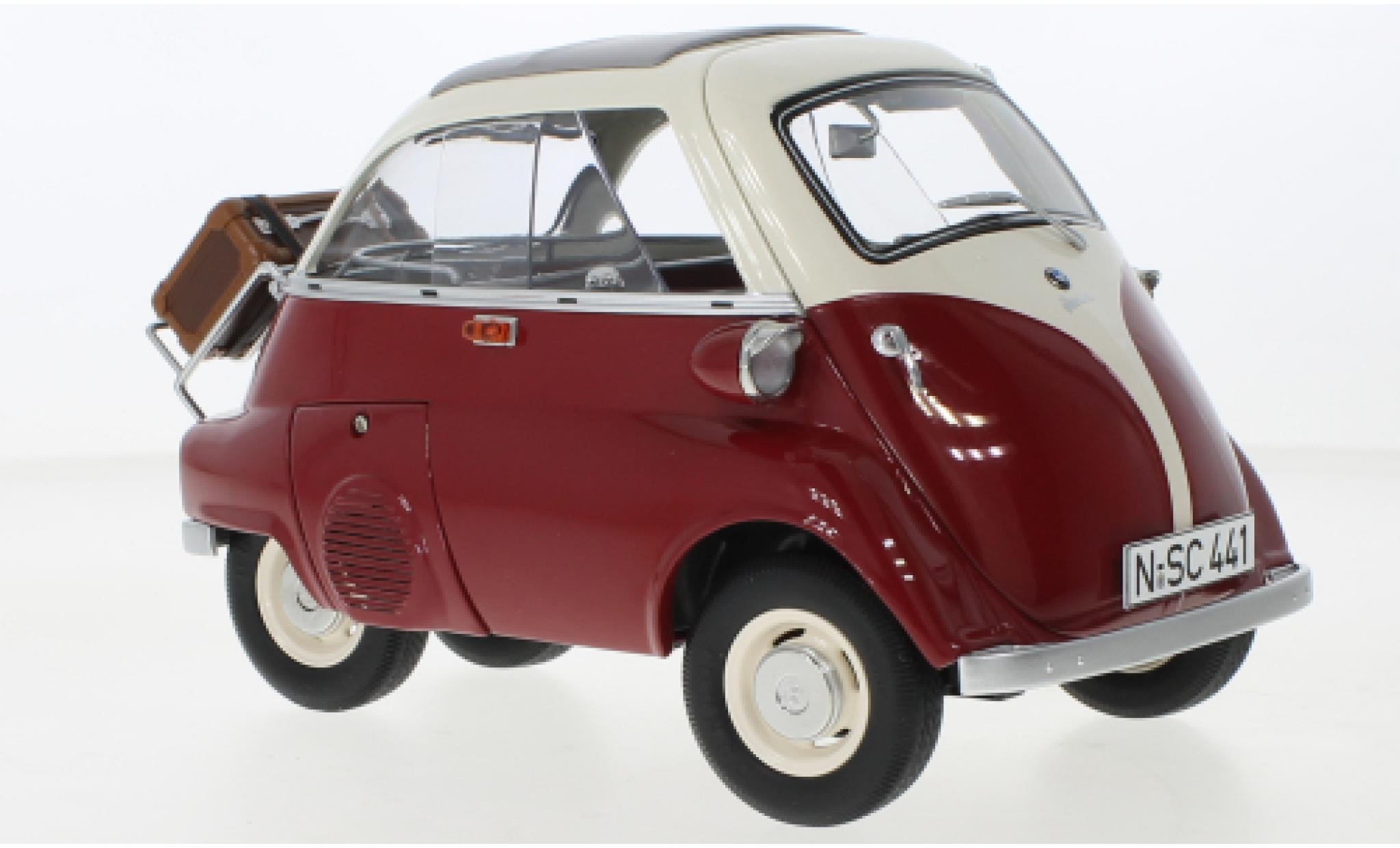 Bmw Isetta 1/12 Schuco Export red/white 1957 diecast model cars