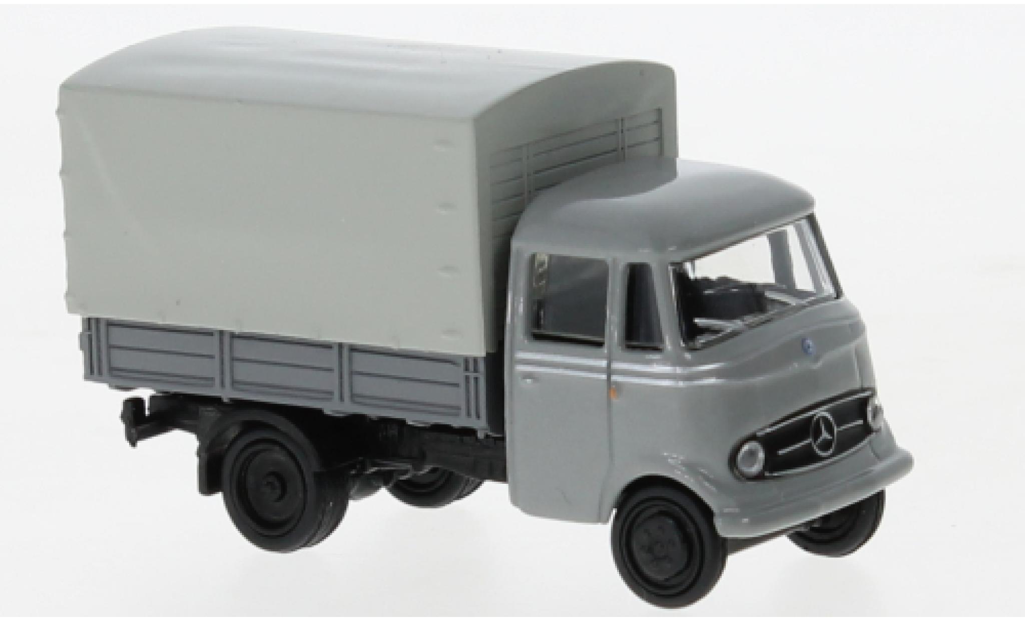 Mercedes L319 1/87 Schuco plateforme grey diecast model cars