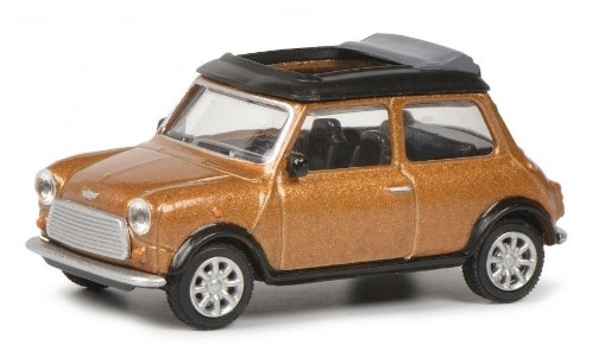 Mini Cooper 1/64 Schuco metallic brun diecast model cars