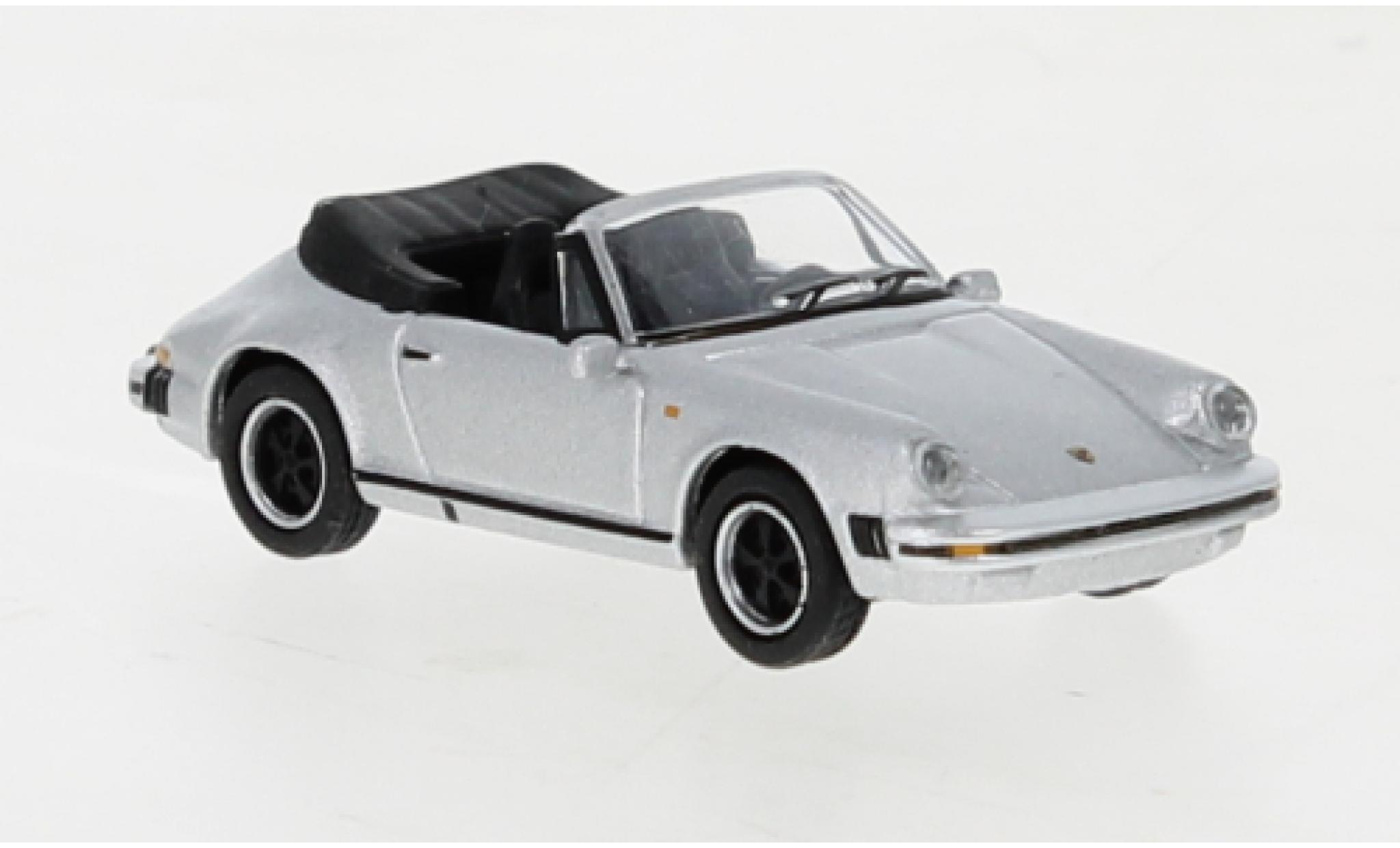 Porsche 911 1/87 Schuco Carrera 3.2 Convertible grey diecast model cars