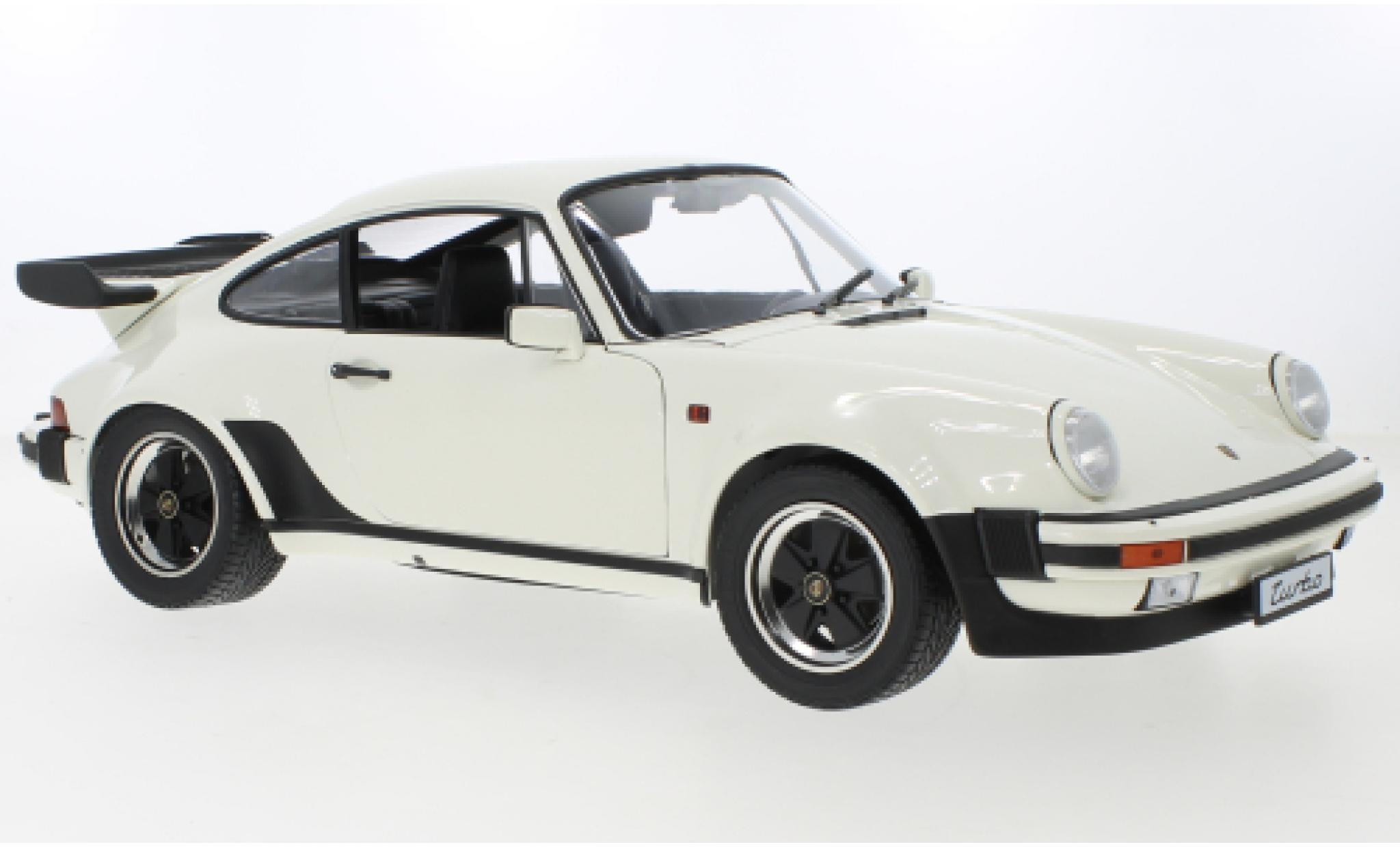 Porsche 930 Turbo 1/12 Schuco 911  white diecast model cars