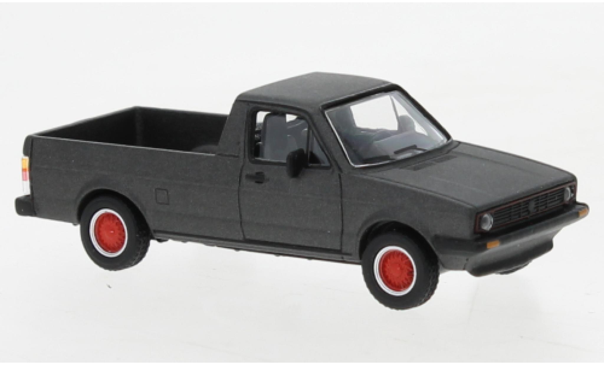 Volkswagen Caddy 1/64 Schuco Custom matt-grey diecast model cars