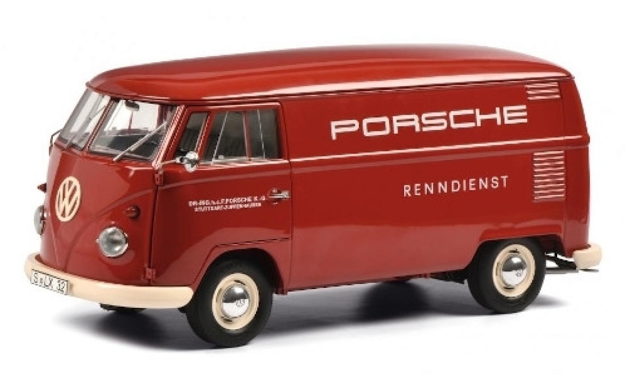 Volkswagen T1 1/18 Schuco Kasten Porsche Renndienst diecast model cars
