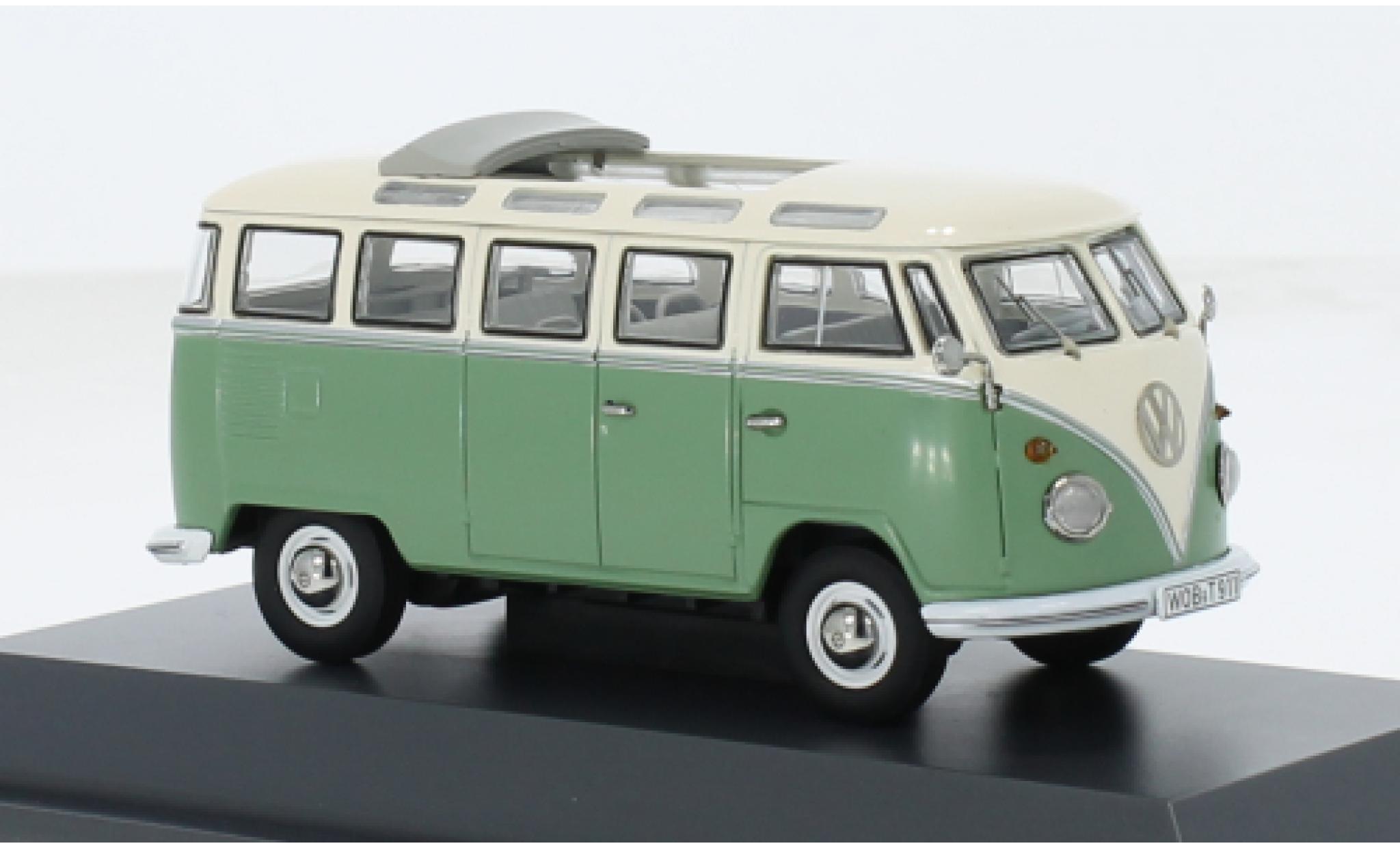 Volkswagen T1 1/43 Schuco Samba green/white 1:43 diecast model cars