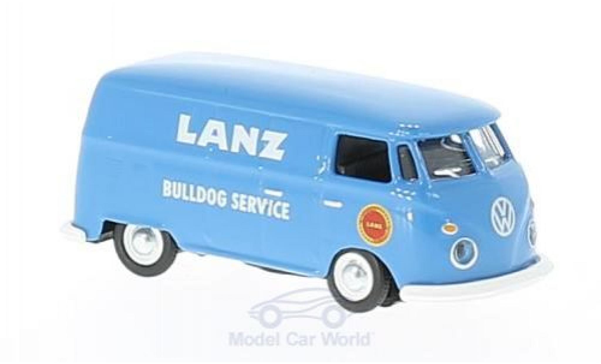 Volkswagen T1 B 1/87 Schuco c blue Lanz Bulldog Service Van diecast model cars