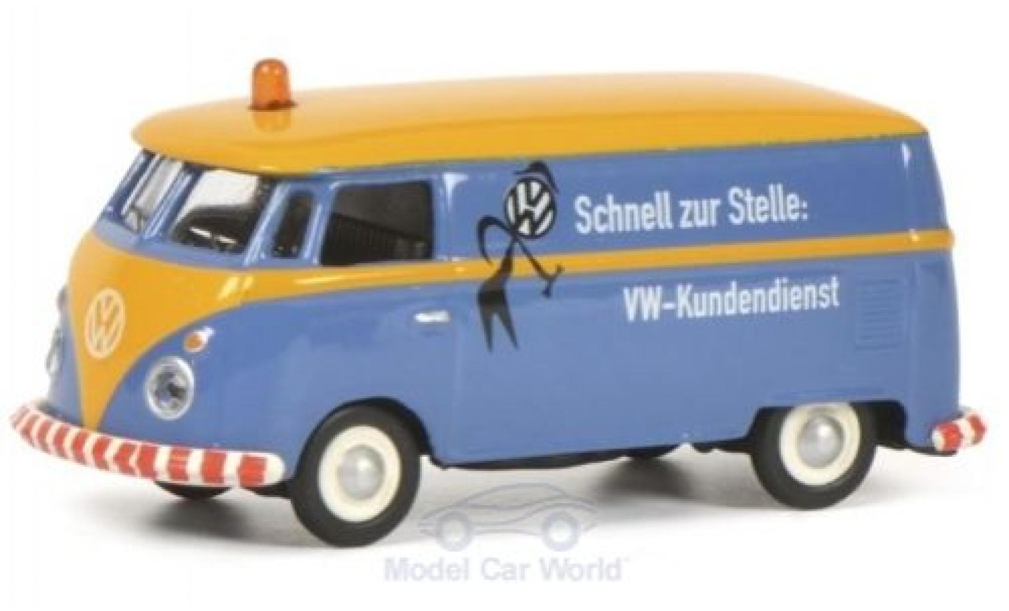 Volkswagen T1 1/87 Schuco c Kasten Kundendienst diecast model cars