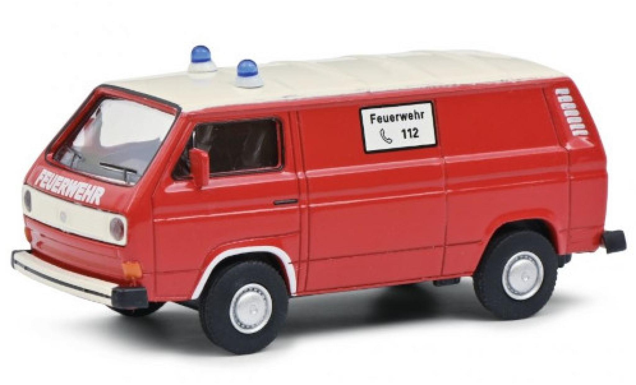 Volkswagen T3 1/64 Schuco Kasten Fire brigade diecast model cars