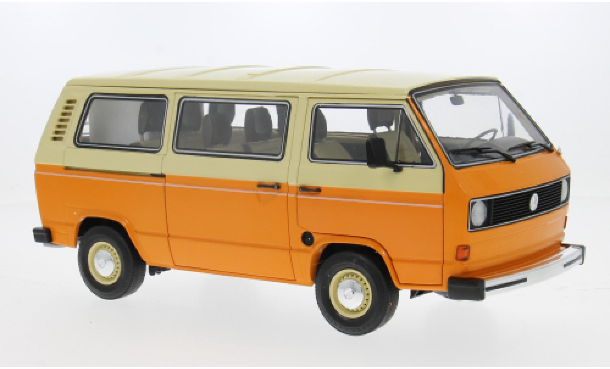 Volkswagen T3 1/18 Schuco a Bus orange/beige 1:18 diecast model cars