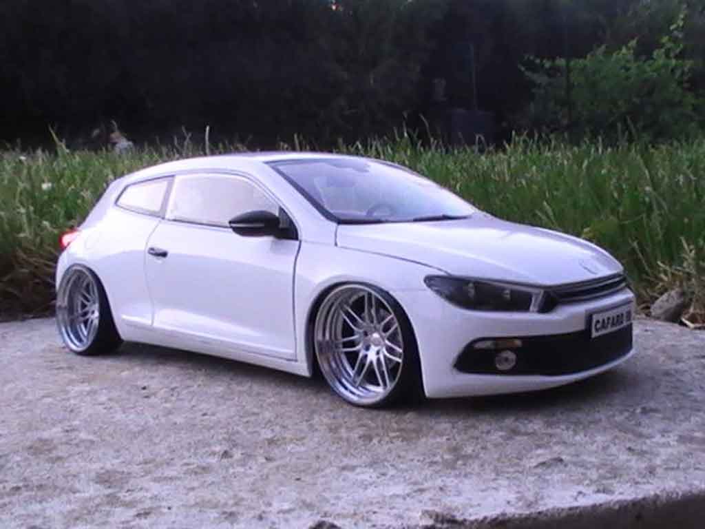 Volkswagen Scirocco 1/18 Norev 3 r white jantes 19 pouces diecast model cars