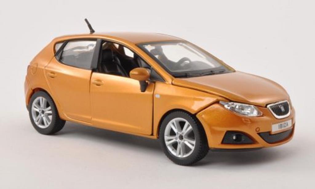 Seat Ibiza 1/24 Burago (6J) brown 5-Turer diecast model cars