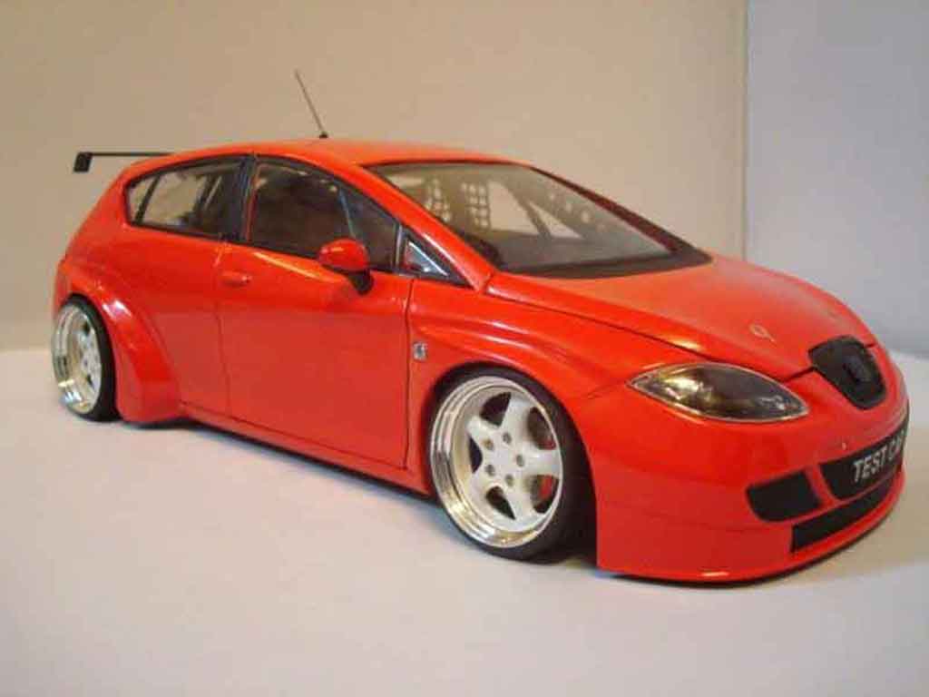 Seat Leon 1/18 Guiloy wtcc red diecast model cars