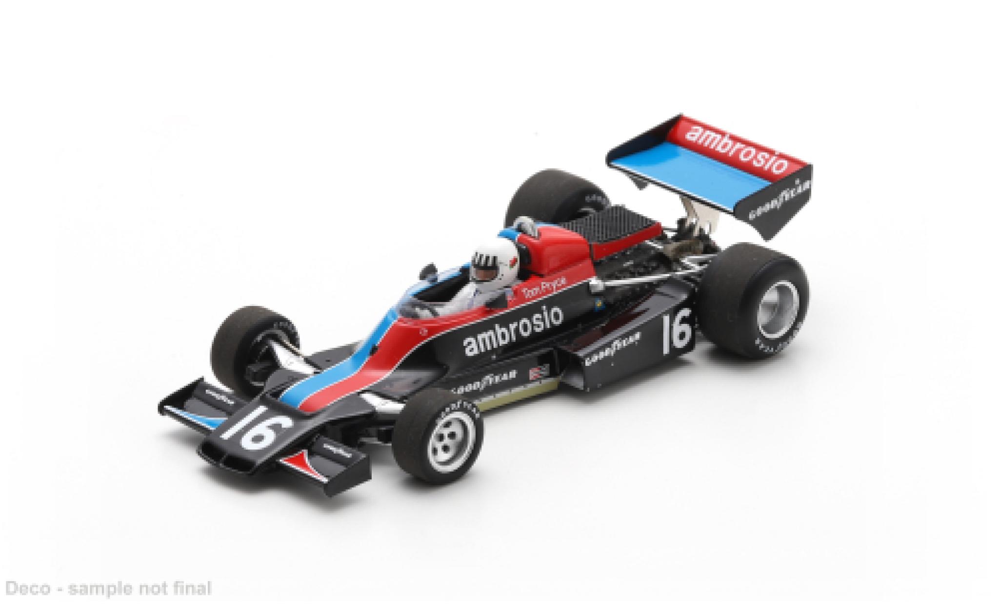 Shadow DN8 1/43 Spark Formel 1 GP Brasilien 1977 #16 T.Pryce 1:43 diecast model cars