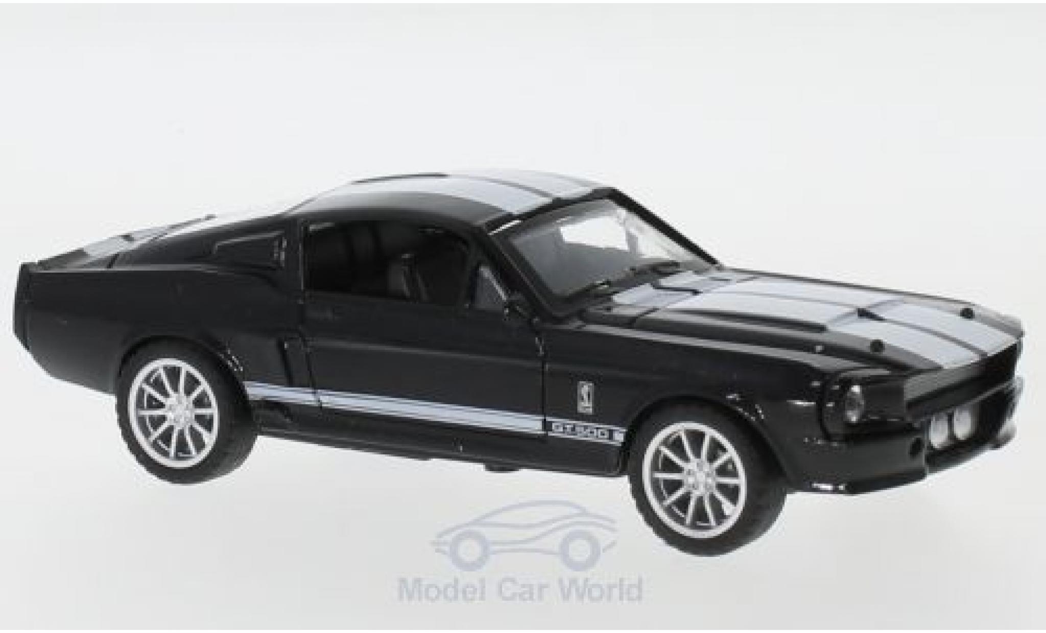 Shelby Mustang 1/43 Shelby Collectibles GT500 black/white 1967 diecast model cars