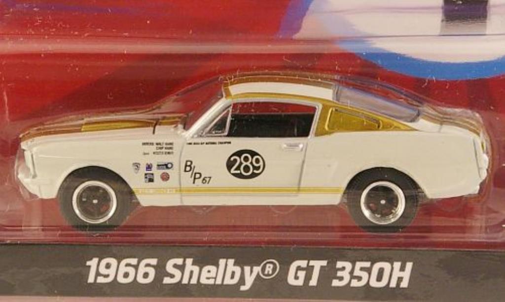 Shelby GT 350 1/64 Greenlight H No.289 W.Hane / C.Hane 1966 diecast model cars