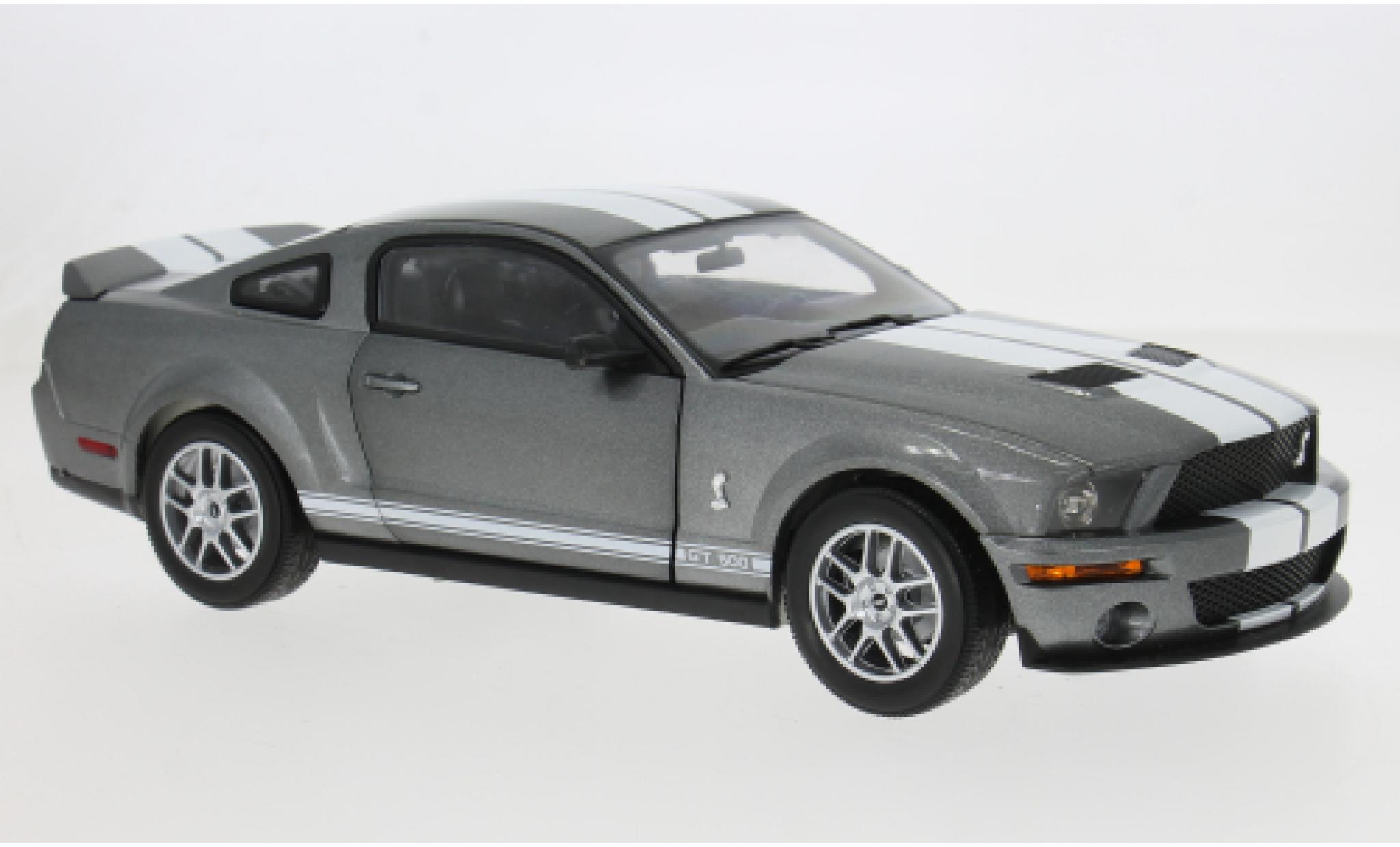 Shelby GT 1/18 Shelby Collectibles 500 grey 2007 1:18 diecast model cars