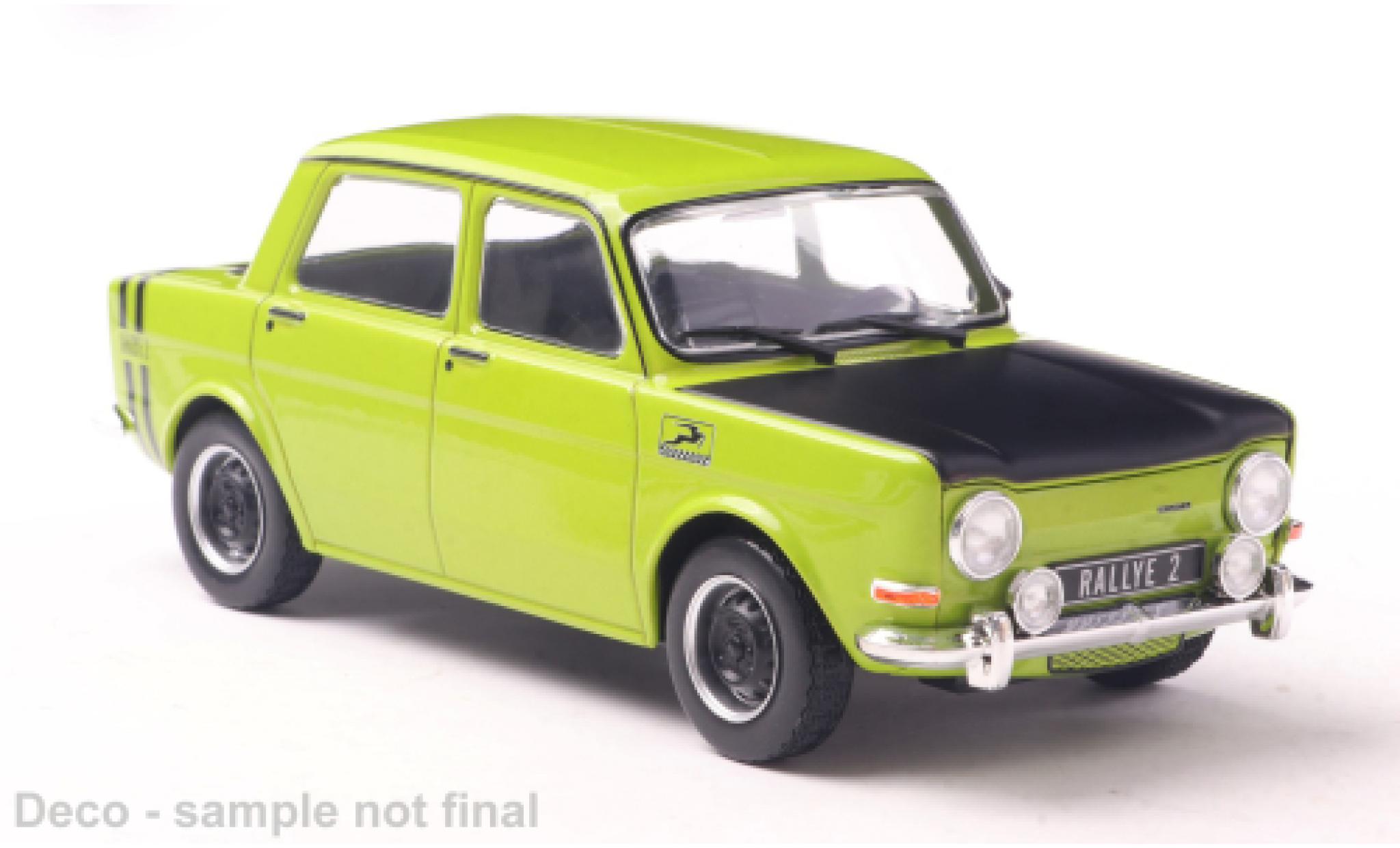 Simca 1000 1/24 WhiteBox Rally 2 green 1:24 diecast model cars