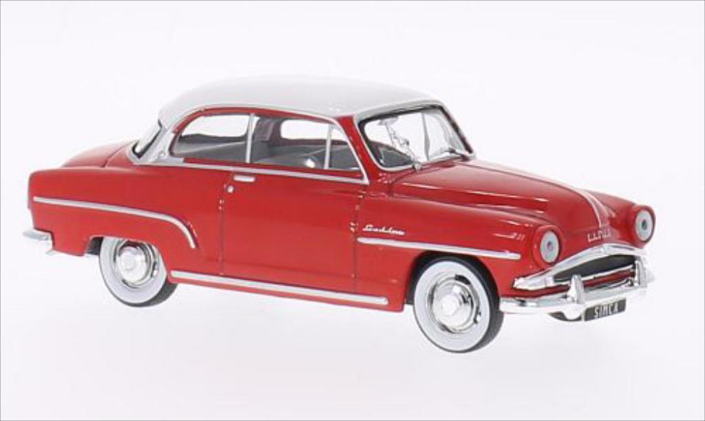 Simca Aronde 1/43 WhiteBox Grand Large red/white 1953 diecast model cars