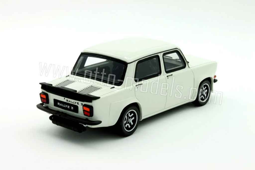 Simca 1000 1/18 Ottomobile rallye 3 white diecast model cars