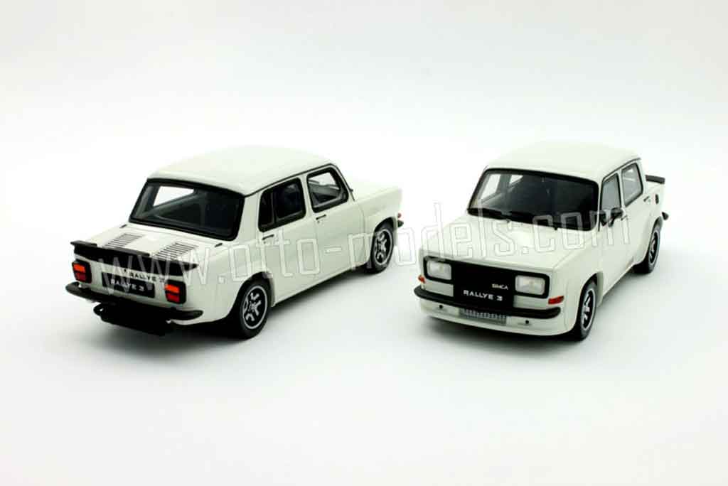 Simca 1000 Rallye 3 3 white 1/18 Ottomobile