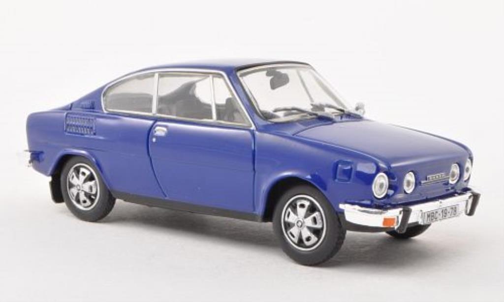 Skoda 110 1/43 Abrex R blue diecast model cars