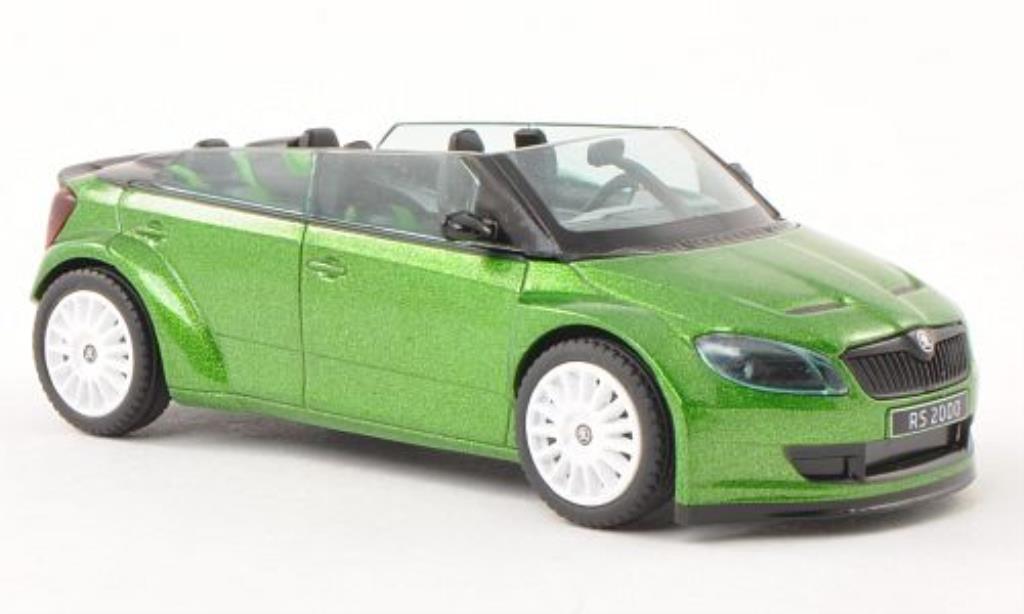 Skoda Fabia 1/43 Abrex 2000 Concept Car grun mit whiteen Felgen diecast model cars