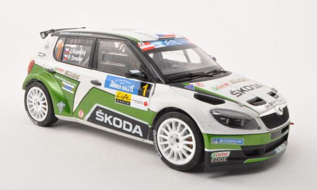 Skoda Fabia S2000 1/18 Abrex S2000 No.1 Janner Rally 2013 /P.Dresler diecast model cars