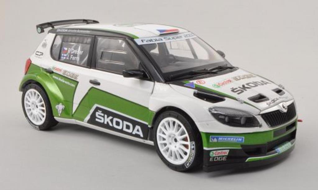 Skoda Fabia 1/18 Abrex Super 2000 Showcar Prasentationsfahrzeug 2013 diecast model cars