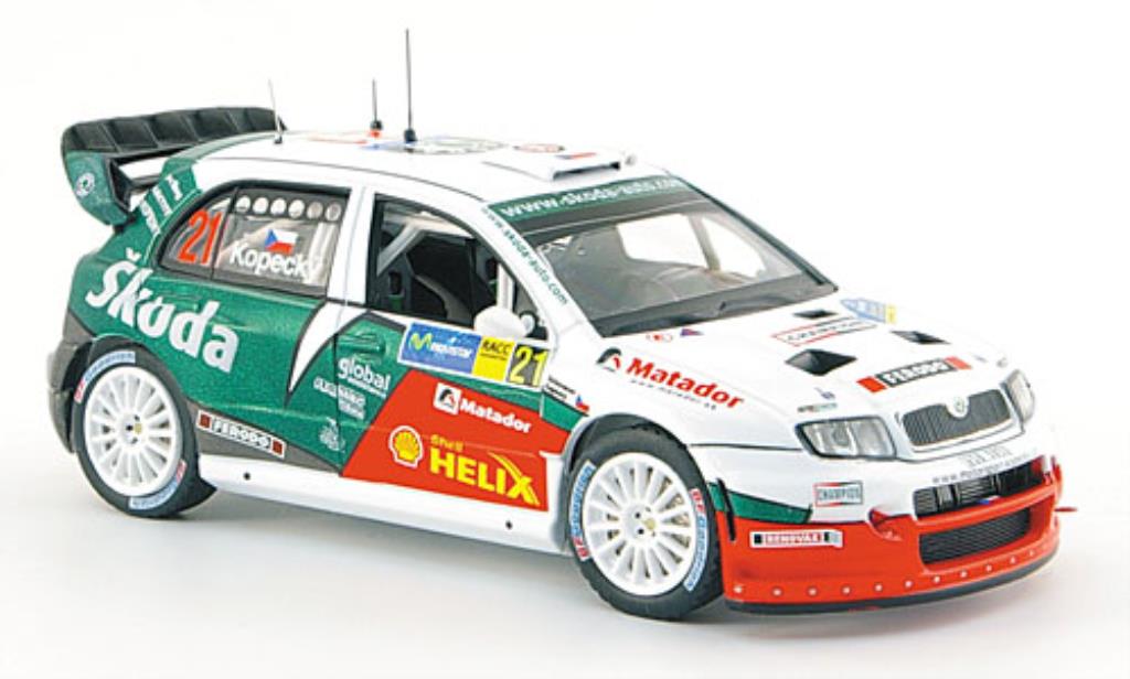 Skoda Fabia WRC 1/43 IXO WRC No.21 Funfter Rally Catalunya 2006 /Schovanek diecast model cars