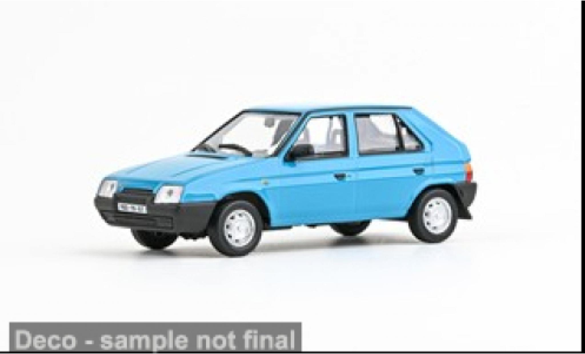 Skoda Favorit 1/43 Abrex 136L blue 1988 1:43 diecast model cars
