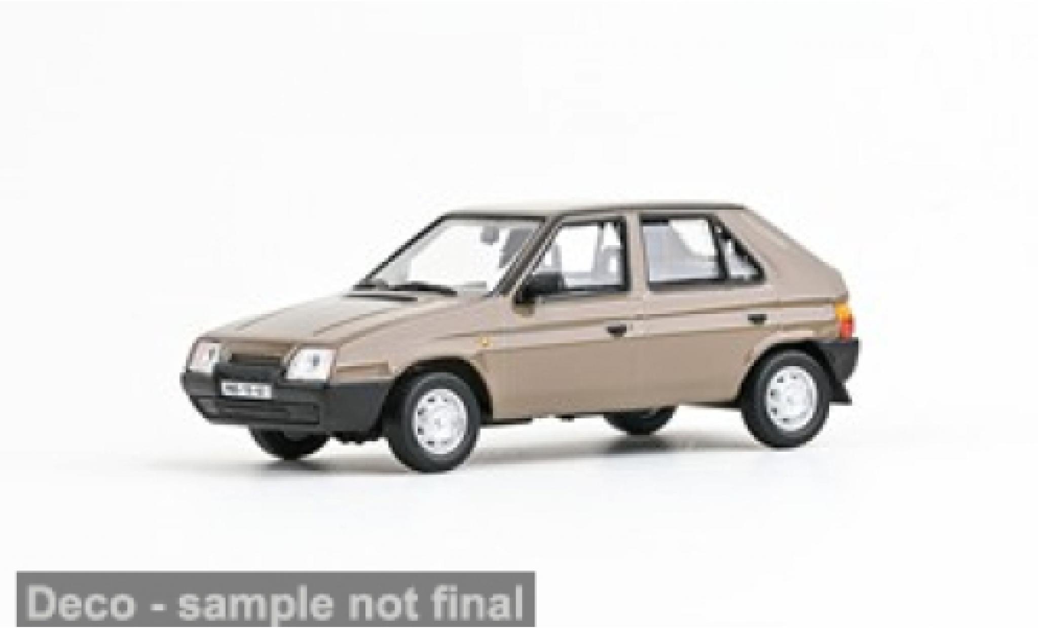 Skoda Favorit 1/43 Abrex 136L brown 1988 1:43 diecast model cars