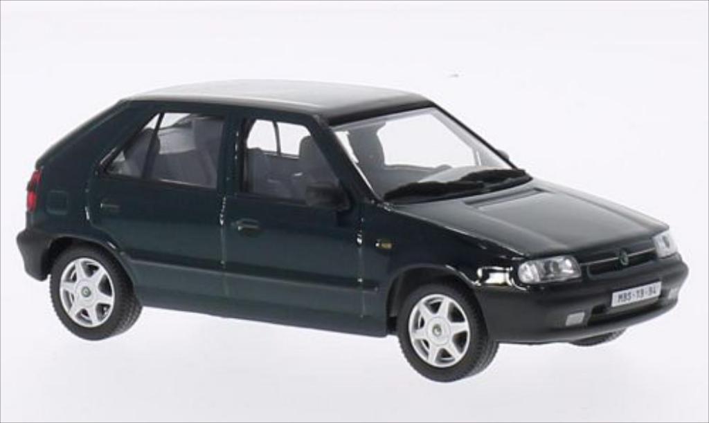 Skoda Felicia 1/43 Abrex 1.3 GLXi metallic grun 1994 diecast model cars