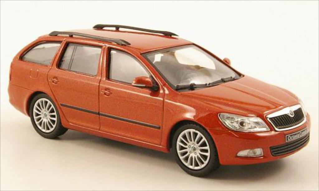 Skoda Octavia Combi 1/43 Abrex Combi metallic orange Avia diecast model cars