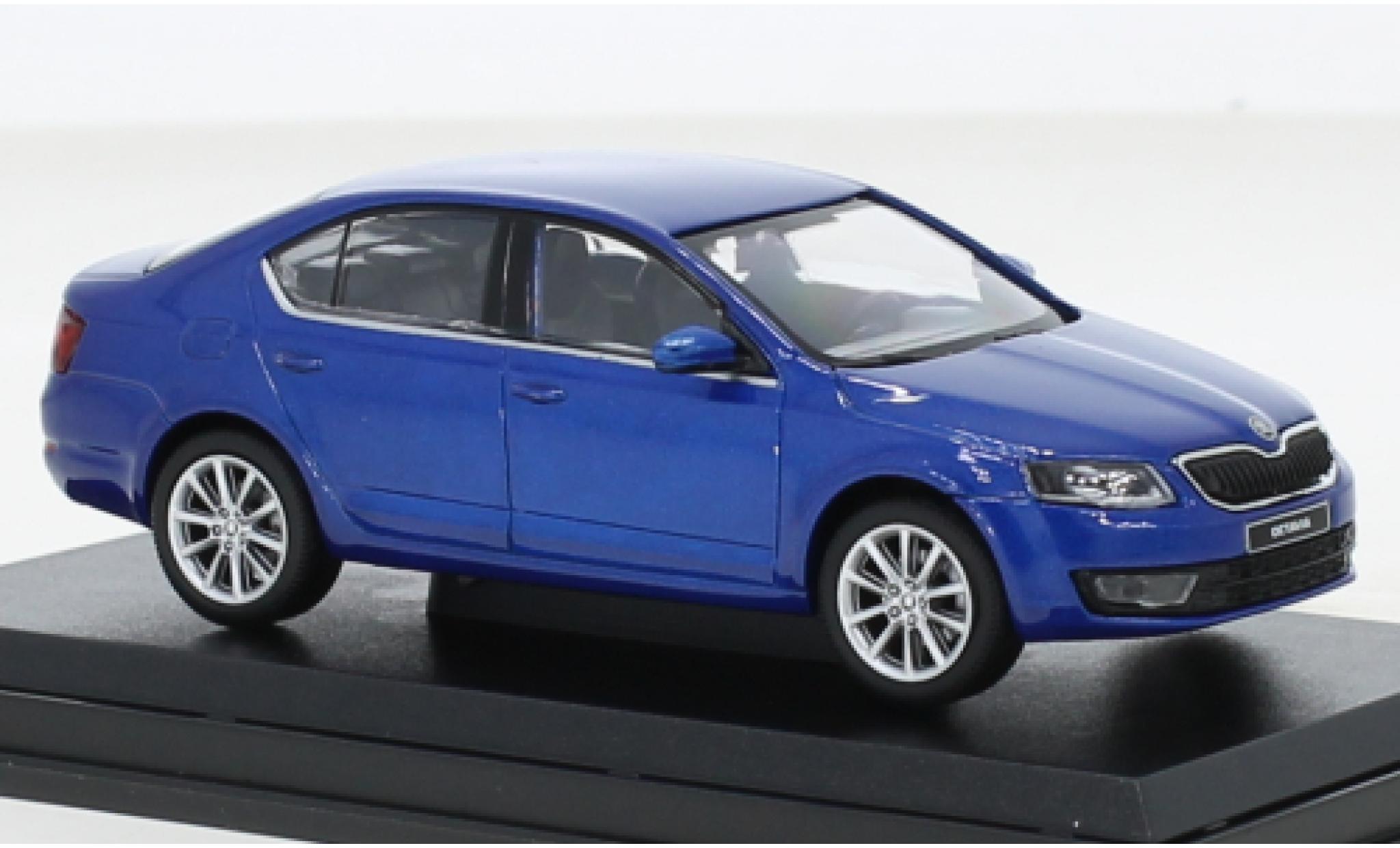 Skoda Octavia 1/43 Abrex III blue 2012 1:43 diecast model cars