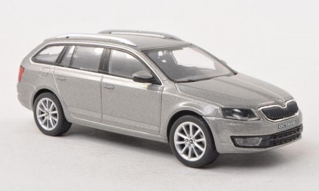 Skoda Octavia 1/43 Abrex III Combi grey 2013 diecast model cars