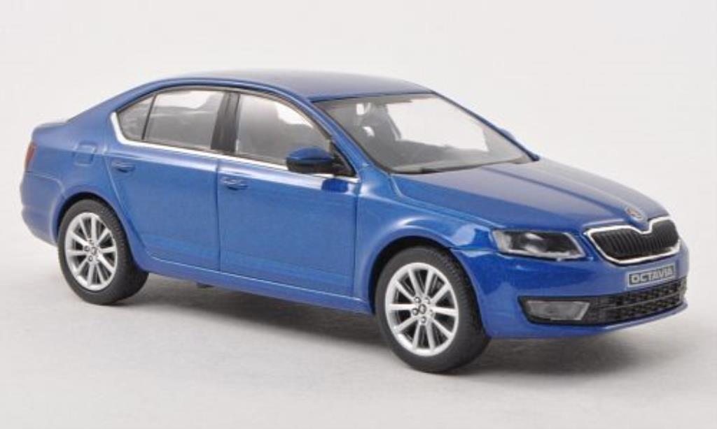 Skoda Octavia 1/43 Abrex III blue 2013 diecast model cars
