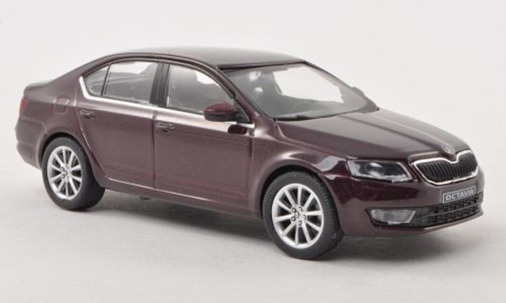 Skoda Octavia 1/43 Abrex III red 2013 diecast model cars