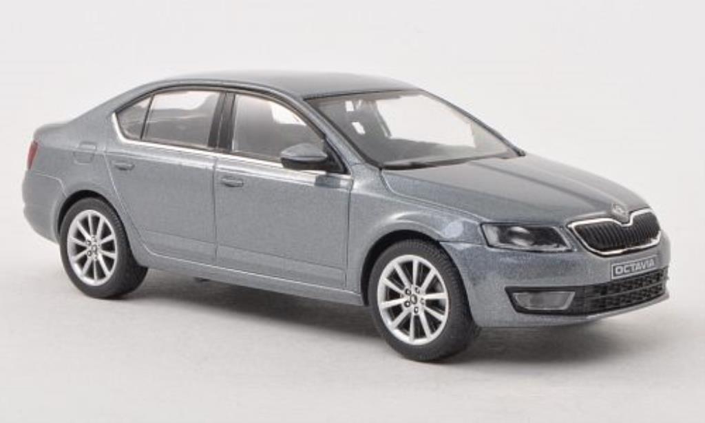 Skoda Octavia 1/43 Abrex III grey 2013 diecast model cars