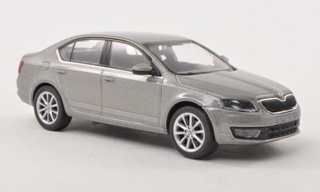 Skoda Octavia 1/43 Abrex III grey-beige 2013 diecast model cars